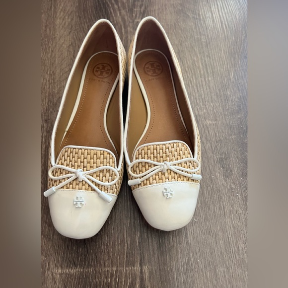 Tory Burch Straw ballet flats size 5.5 - Picture 1 of 5